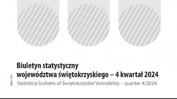 Statistical Bulletin of Świętokrzyskie Voivodship quarter 4/2024