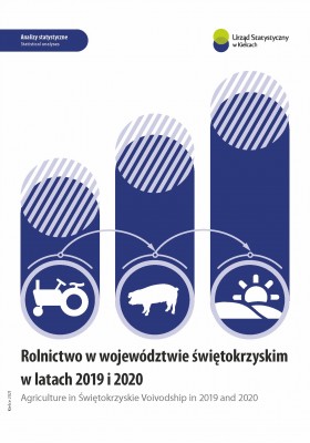 Okładka do publikacji Rolnictwo w województwie świętokrzyskim w latach 2019 i 2020