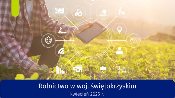 Rolnictwo w województwie świętokrzyskim - kwiecień 2025 r.
