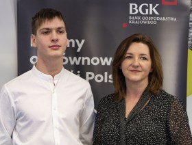 zdjęcie uczestnika z panią Ewą Tomczyk